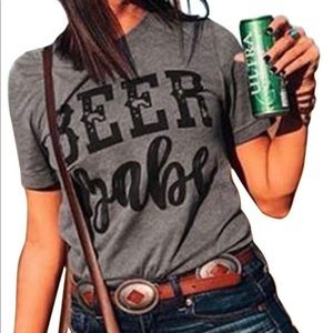 Beer Babe Tee Size S